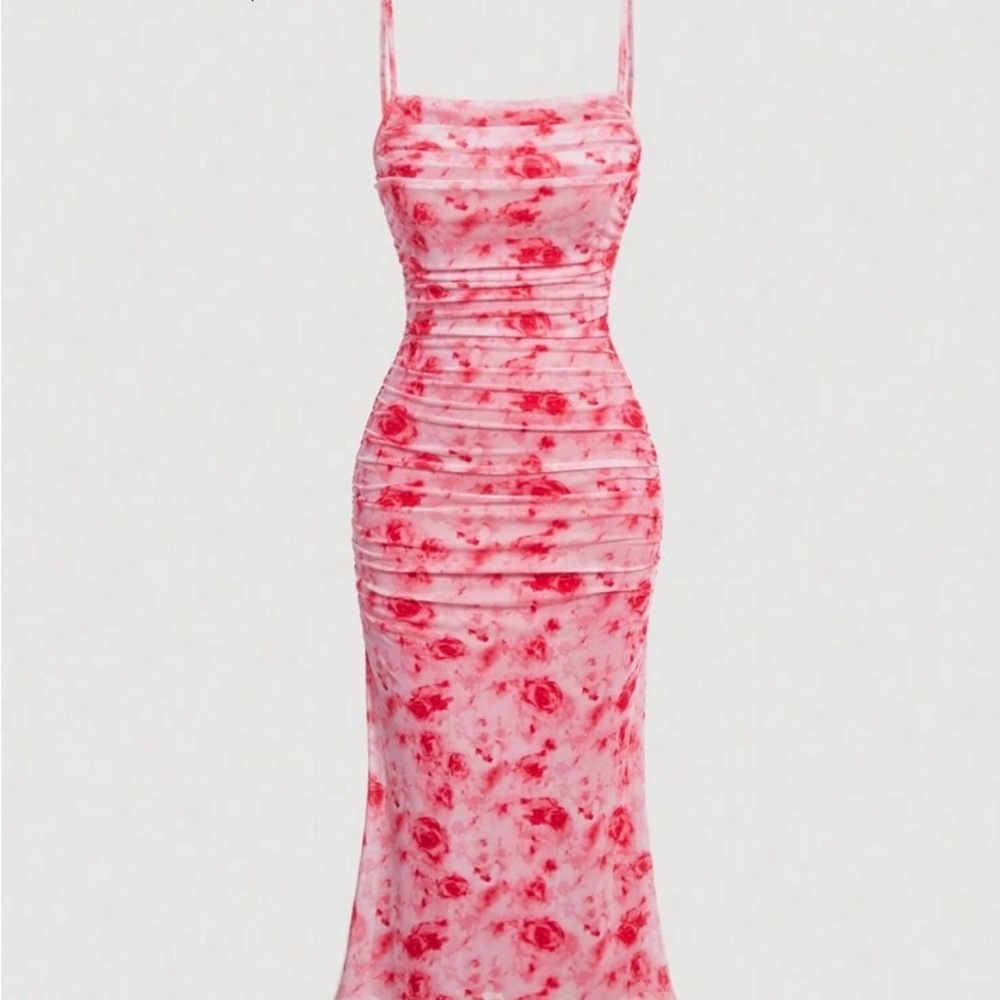 SHEIN different shades of pink Maxi Dress size 4 small